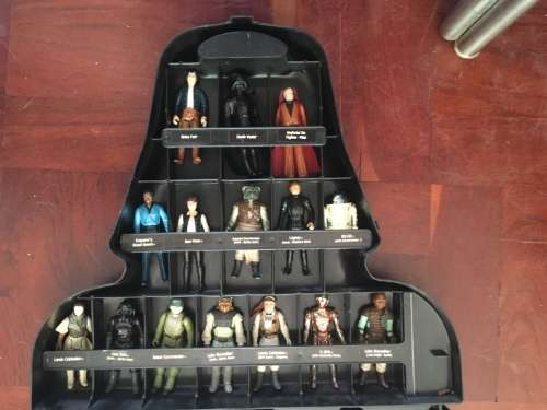 32 x Vintage Star Wars Figures with Darth Vader Carry Case