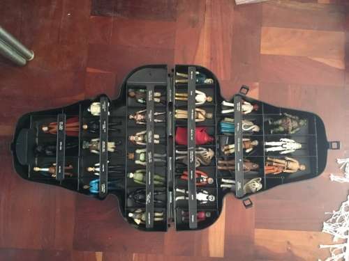 32 x Vintage Star Wars Figures with Darth Vader Carry Case