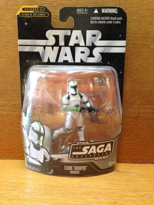 Star Wars The Saga Collection 'Clone Trooper' Action Figure. NOC