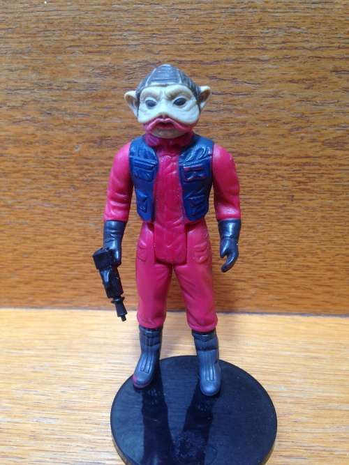 Vintage Star Wars Figurine with Base