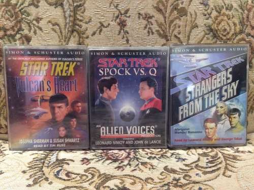 3x Vintage Star Trek Audio Cassette Tapes