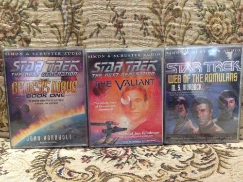 3x Vintage Star Trek Audio Cassette Tapes