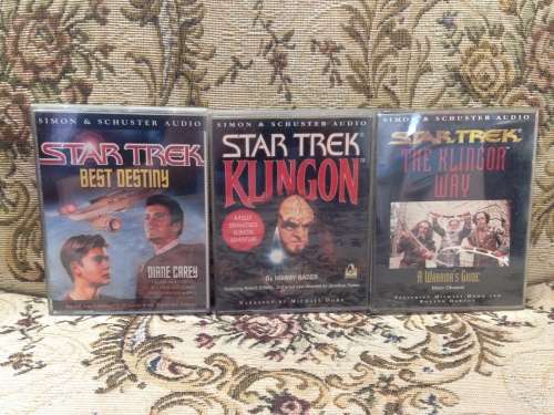 3x Vintage Star Trek Audio Cassette Tapes