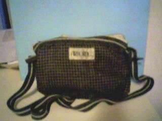 AIRBORNE- 3 DIVISION SLING BAG IN WASHABLE SAILOR MATERIAL. NAVY AND WHITE.