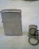 ORIGINAL ZIPPO LIGHTER AND SMALL KEYRING ZIPPO REPLICA