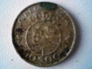 1 x 10$00 REPUBLICA PORTUGUESA 1970 COIN ANGOLA.