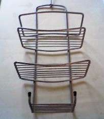 STEEL BATHROOM CADDY.