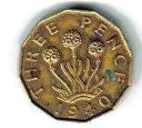 1940 3 PENCE COIN