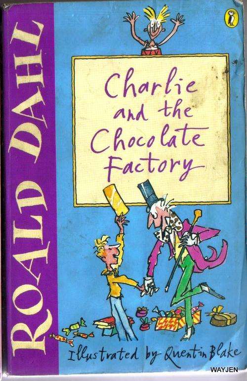 ROALD DAHL. CHARLIE AND THE CHOCOLATE FACTORY. A PUFFIN PAPERBACK.