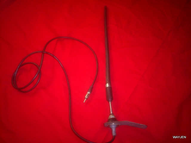 RUBBER CAR RADIO AERIAL.