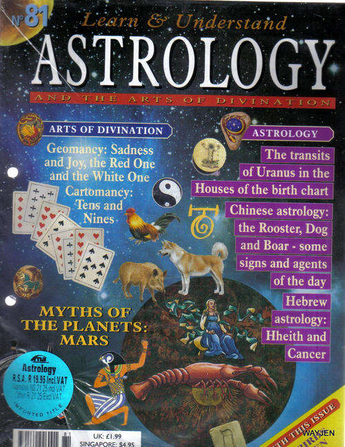 LEARN AND UNDERSTAND ASTROLOGY NO.81. WITH TWO BIRDS OF OMEN CARDS.