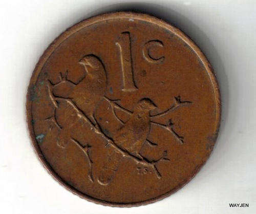 1c COIN FROM THE YEAR 1982