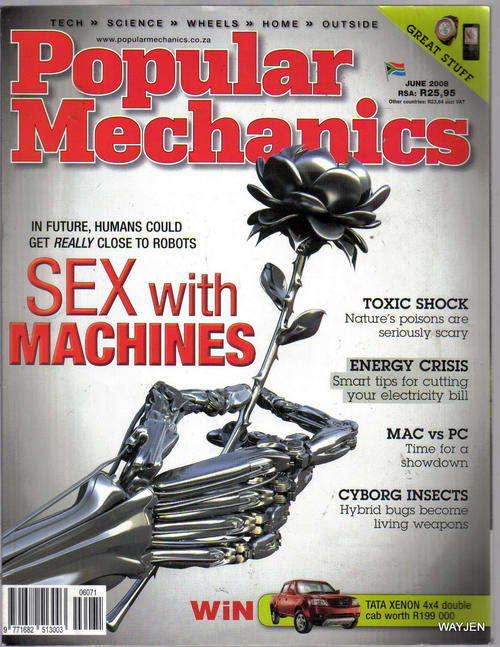 POPULAR MECHANICS MAGAZINE. JUNE 2008. MAGAZINE HAS SOME WEAR AND TEAR.