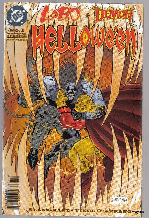 DC COMICS. LOBO DEMON. HELLOWE'EN. NO.1. 1996. SPECIAL. SOME WEAR AND TEAR.