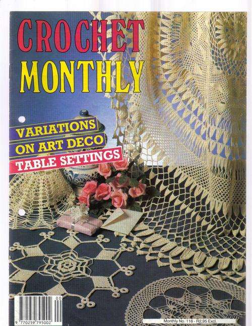 CROCHET MONTHLY MAGAZINE. NUMBER 116. 1991. WAS IN A BINDER BEFORE.