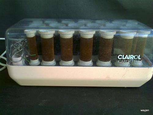 CLAIROL CARESETTER HOT HAIR CURLERS. WORKING.PINS INCLUDED.