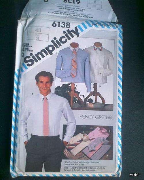 SIMPLICITY PATTERN. 6138. SIZE: 40. EUR: 50.