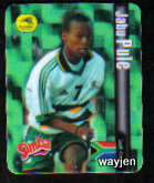 JABU PULE TRADING CARD. BAFANA BAFANA. SIMBA WORLD SOCCER ICON CARD.