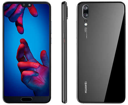 Huawei P20 Black Single Sim