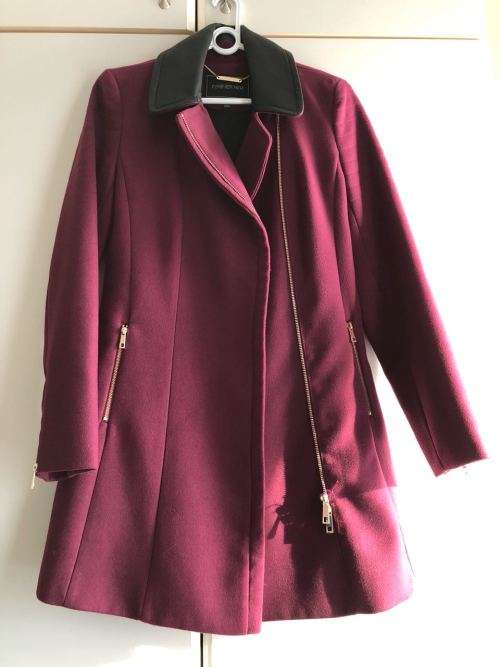 Forever New Burgundy Coat