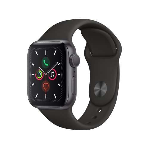 Apple Watch Series 5 40mm GPS Grey with Black sport band