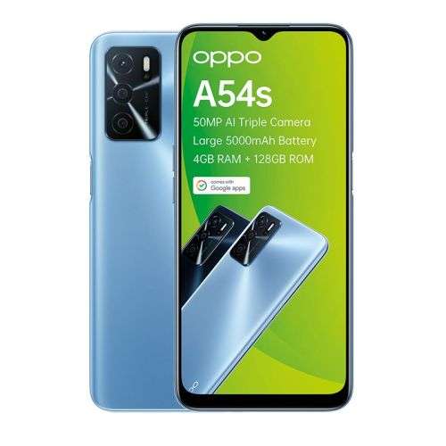 Oppo A54s Dual Sim 128GB - Pearl Blue