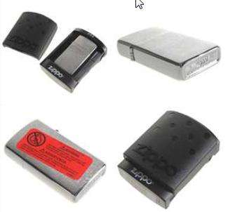 Geniune Zippo Slim Brushed silver