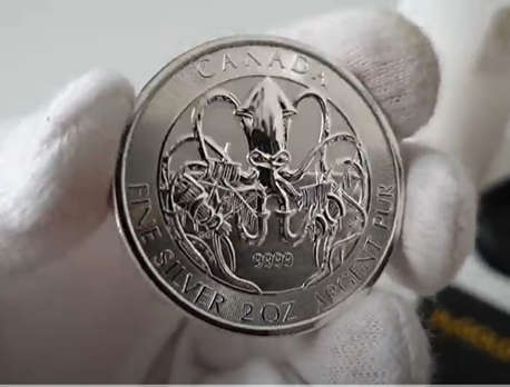 *REDUCED* RARE 2020 Canadian Kraken - Creatures of the North 2 Oz Silver Coin