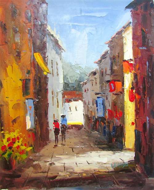 VIBRANT STREET SCENE BY WALLIS