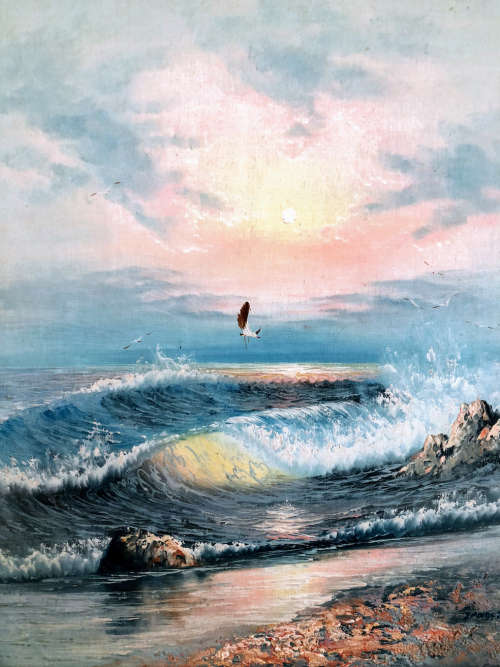 SEASCAPE BY ARTIST SANDERS