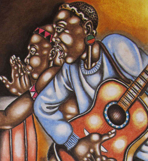 Original Art - South African Artist Floyd Langa