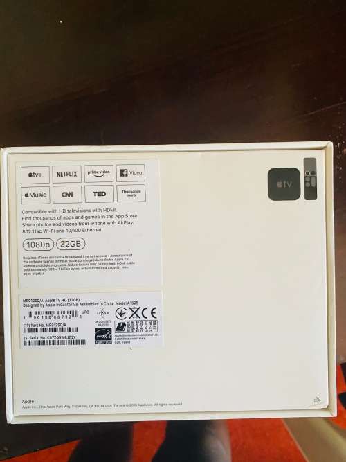 Apple Tv HD 32gb, 4th Generation