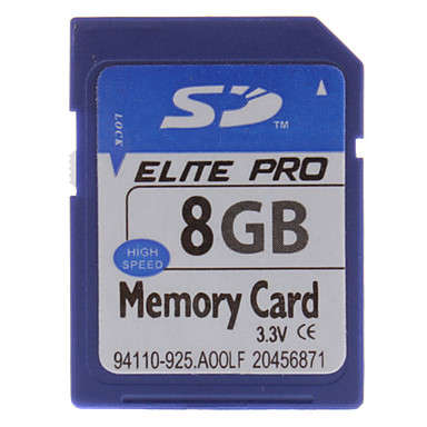 Elite Pro SD 8GB Memory Card
