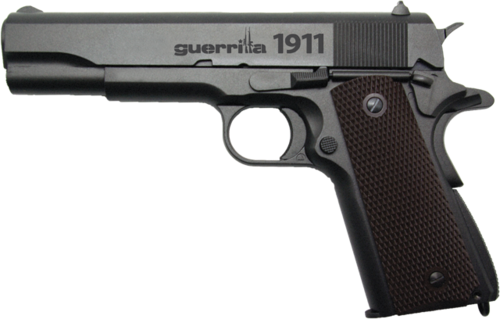 FULL METAL 4.5 MM BLOWBACK BB AIR PISTOL. GUERILLA 1911 COLT .45 REPLICA