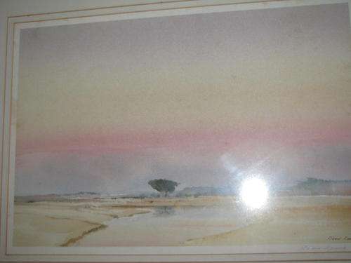 Richard Rennie - Landscape - Stunning watercolor! - Low price,act now! 4 Piece Set. Free Shipping!