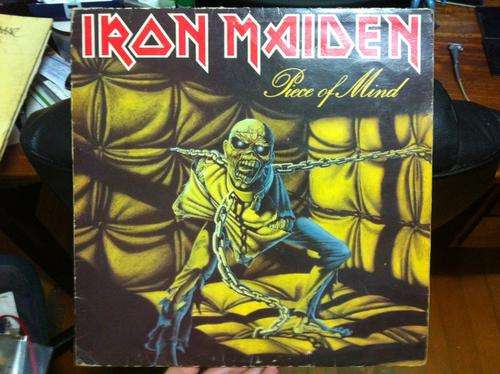 IRON MAIDEN - PIECE OF MIND (ORIGINAL 1St Press U.K)  EMA 800