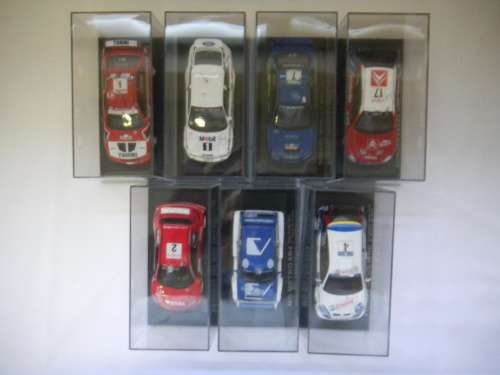RALLY CAR COLLECTION, 7 RALLY CARS etc, by DEAGOSTINI