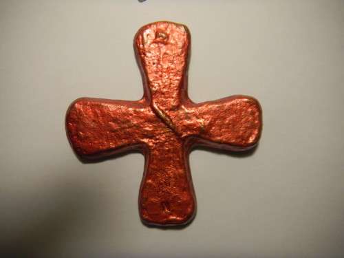 SOLID COPPER CROSSES, SET OF 3
