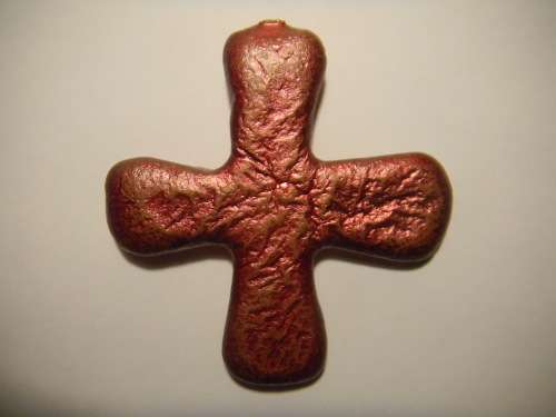 SOLID COPPER CROSSES, SET OF 3