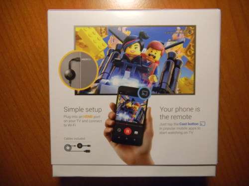 CHROMECAST TV Streaming Device by GOOGLE