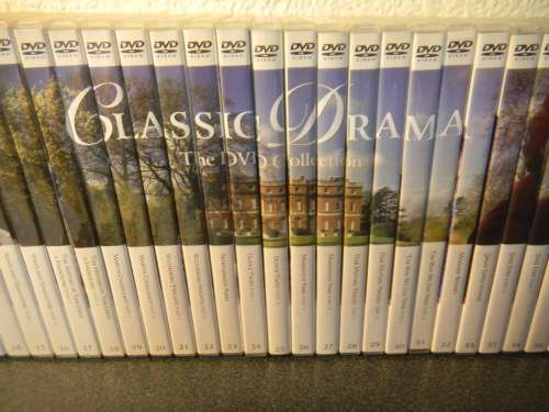 SET OF BBC "CLASSIC DRAMA" PRODUCTIONS "THE DVD COLLECTION" on 60 DVD's
