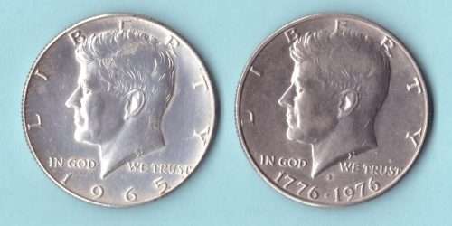 PAIR USA HALF DOLLAR COINS - KENNEDY