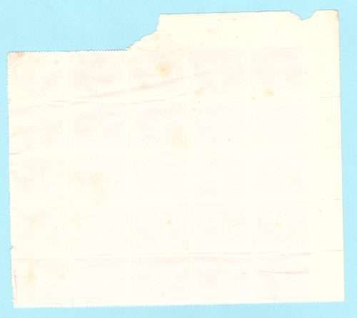 GERMAN EMPIRE DEUTSCHE FELDPOST 1942 - PART SHEET - MINT