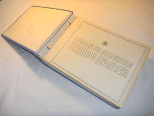 VINTAGE UPU STAMP ALBUM, ISSUED IN 1949