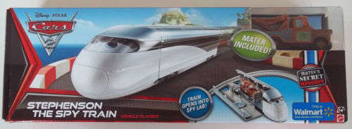 Disney cars - Stephenson the Spy Train Playset With Mater