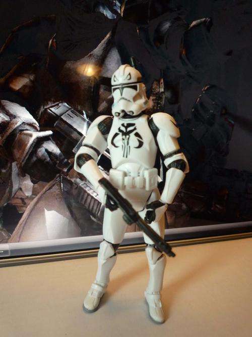 Star Wars Clone Wars Mandalorian ELITE FORCE clone trooper Loose