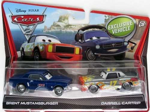 Disney cars 2 Darrel Cartrip and Brent Mustangburger