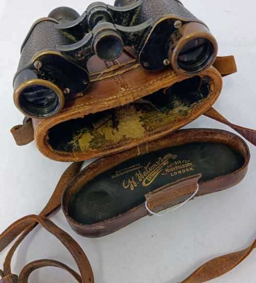 Antique/Vintage CARL ZEISS Jena DF 8X German War Military Binoculars