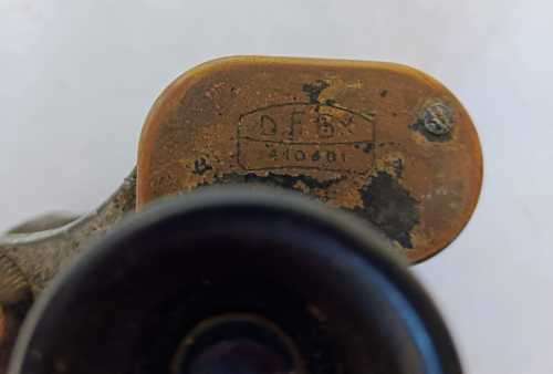 Antique/Vintage CARL ZEISS Jena DF 8X German War Military Binoculars