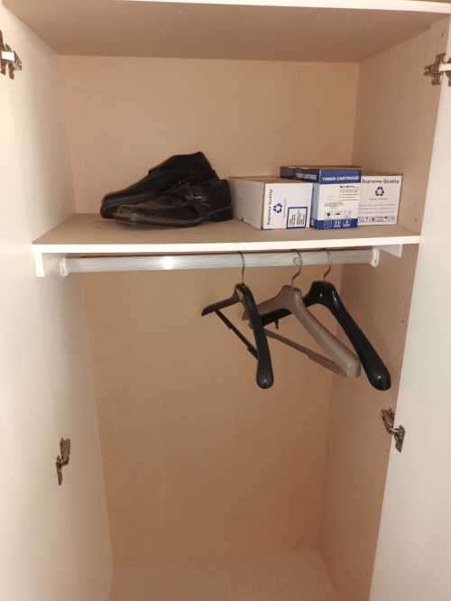 3 Door White Wardrobe